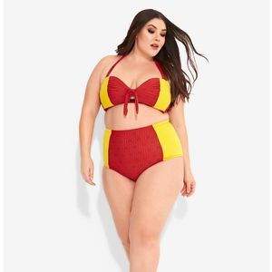 Iron Man Marvel NEW sz 2x 3x Bikini swimsuit